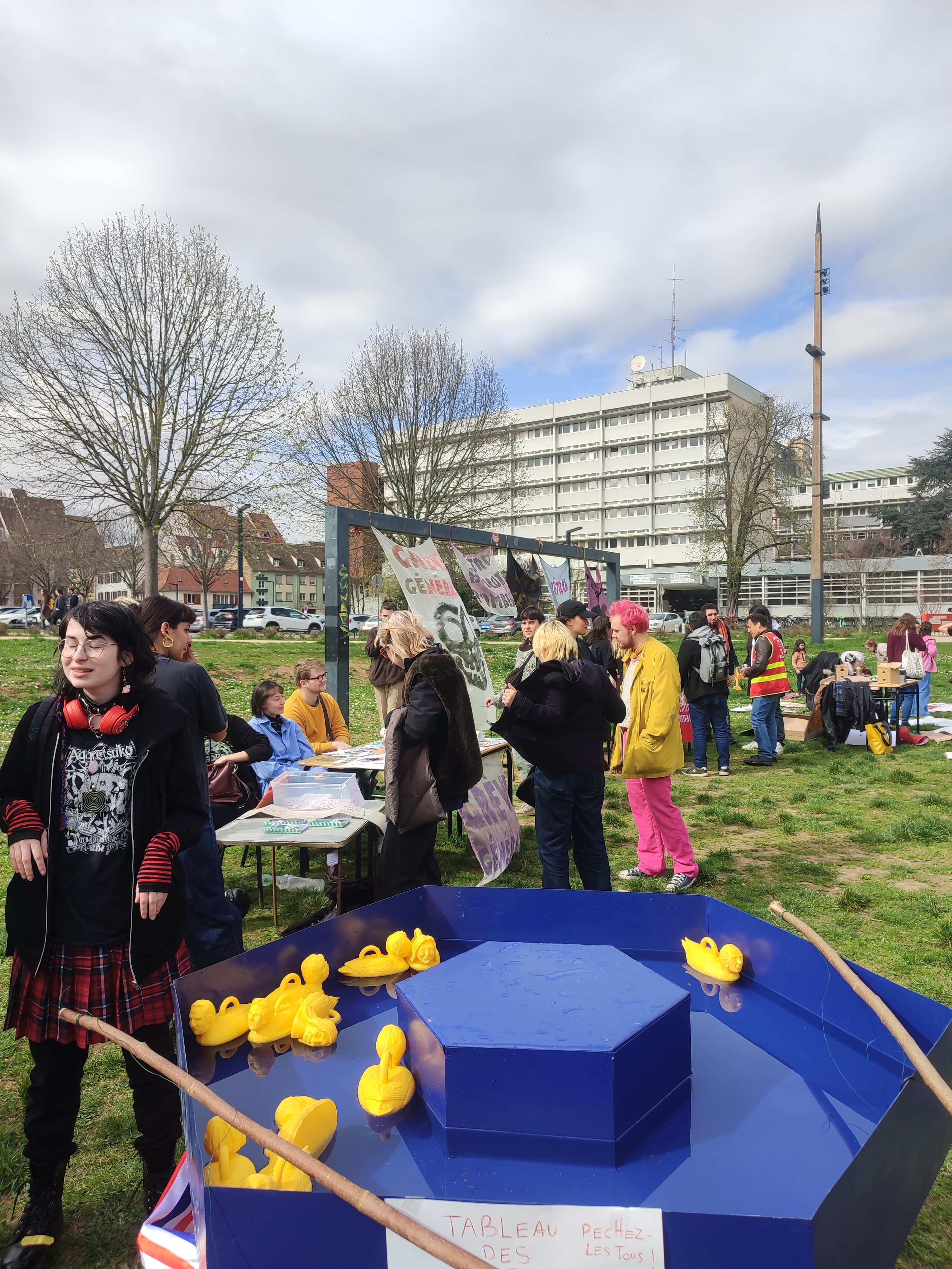 Installation dans le campus